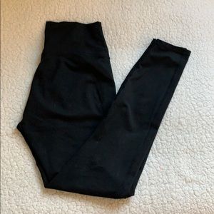 Black Fabletics High waisted Leggings size Medium
